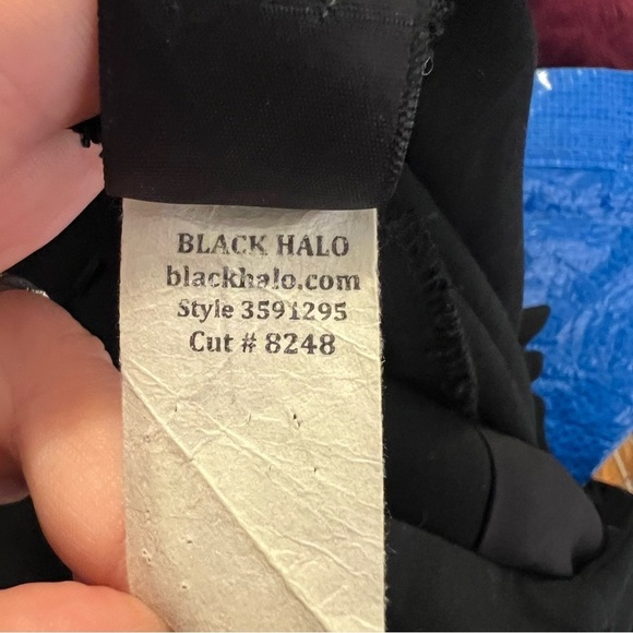 Black Halo Antoinette Sleeveless Jumpsuit Black 8 - Picture 11 of 11